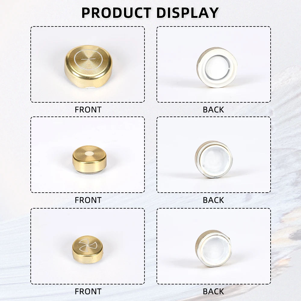 For Dyson Airwrap Hair Styler HS01 HS05 Control Buttons Replace Power Button + Temperature and Airflow Control Button Gold color