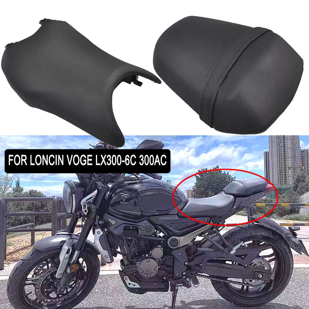 

Seat Cover Cushion For Loncin Voge 300AC 300 AC Motorcyclist Front Rear Seat Pillion Cushion For Loncin Voge LX300-6C 300AC