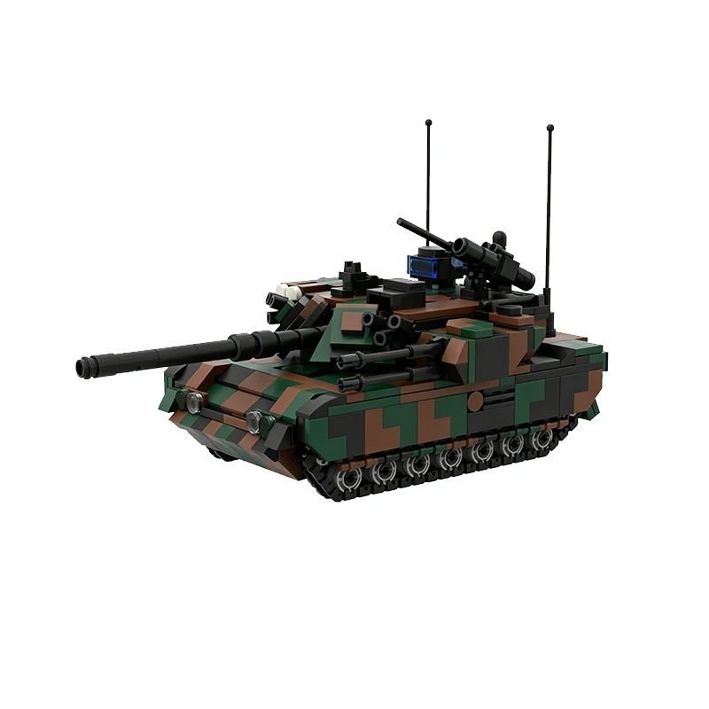Light Support Tank Model MOC Building Bricks War Equipment Modular Technology Gifts Holiday Assemble Children Toys Suit