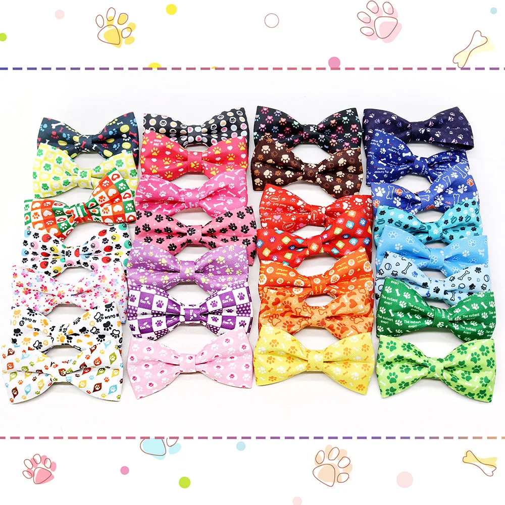 30 قطعة كلب صغير القط بووتيس ربطة القوس فيونكة قابلة للإزالة ل طوق بكلاب موضة كلب الاستمالة اكسسوارات للكلاب الصغيرة