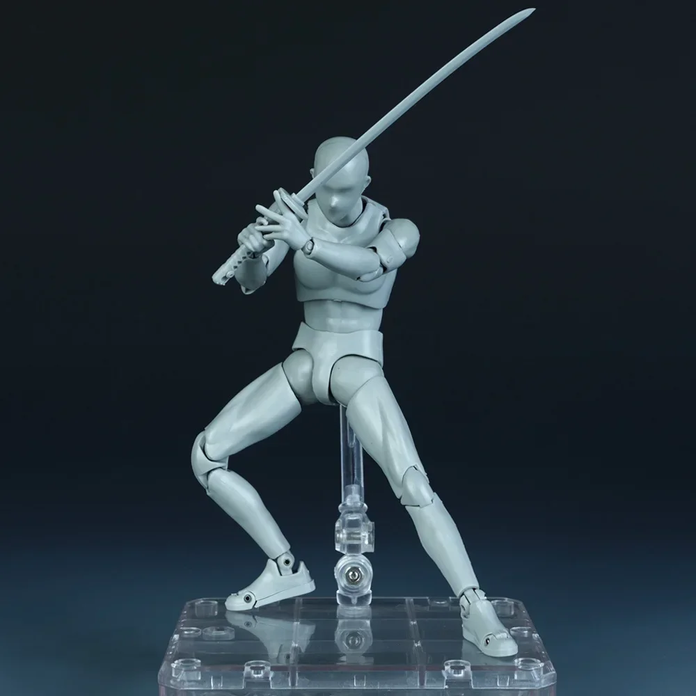 Skizze Zeichnen Männlicher Weiblicher Beweglicher Körper Kun Body Chan Gelenkschmerzen Anime Figur SHF Actionfigur Spielzeugmodell Zeichenpuppe – Detail 2