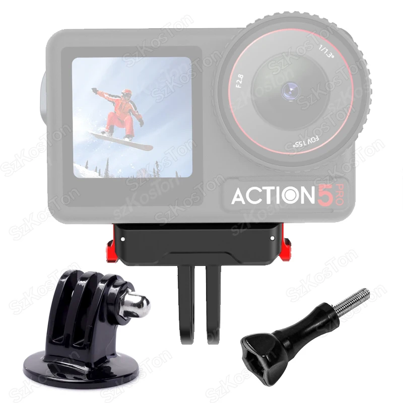 for DJI OSMO Action 5 Pro Magnetic Quick Release Adapter Mount with 1/4