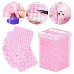 Lint Free Cotton Pads Nail Polish Remove Wipes Cleaning Tool Nail Art Cleaning Wipes Tips UV Gel Polish Removal Pad Paper Wipes