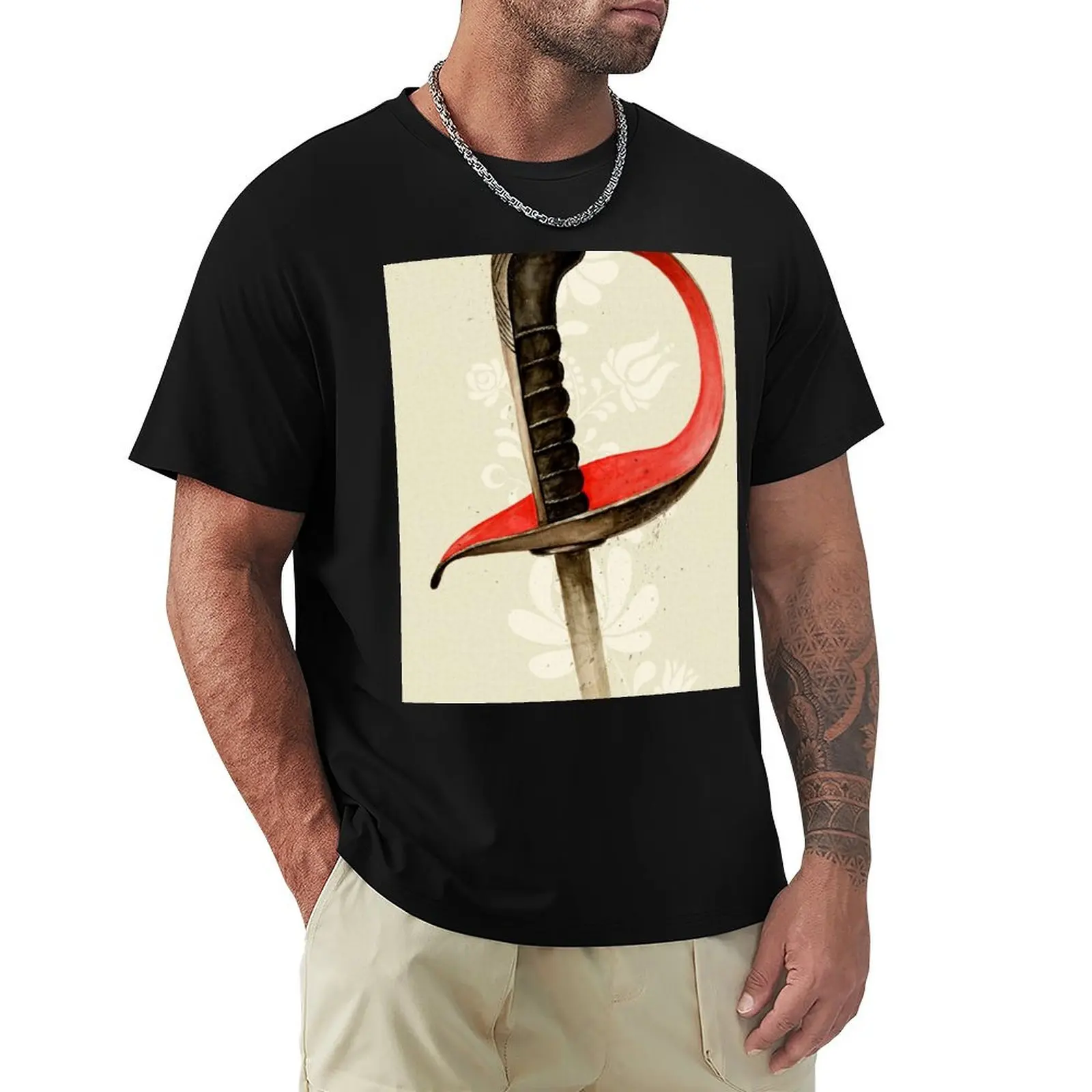 

Fencing Sabre Watercolor T-Shirt Clothing shirts graphic tees baggy shirts shirts graphic t shirt for men