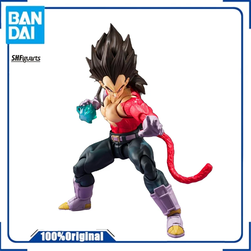 

Bandai In Stock S.h.figuarts Dragon Ball Gt Super Saiyan 4 Vegeta Original Figure Genuine Anime Collectible Model Boxed Gift