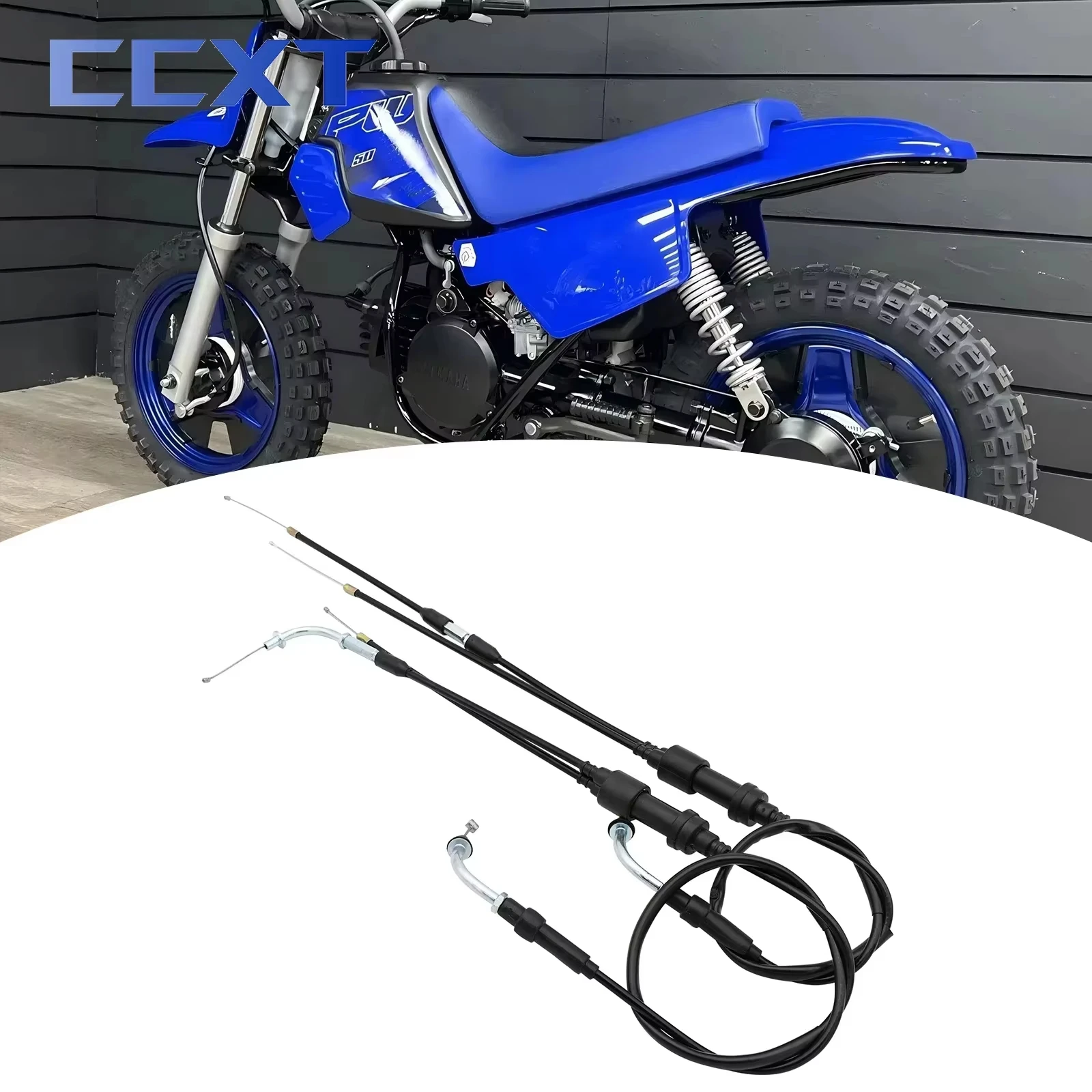 

Motorcycle Throttle Cable Assembly For Yamaha PY50 Peewee 50 1981-2015 PW50 Y-Zinger 1981-2009 BW80 1986 - 1990 PW80 1985 - 2007