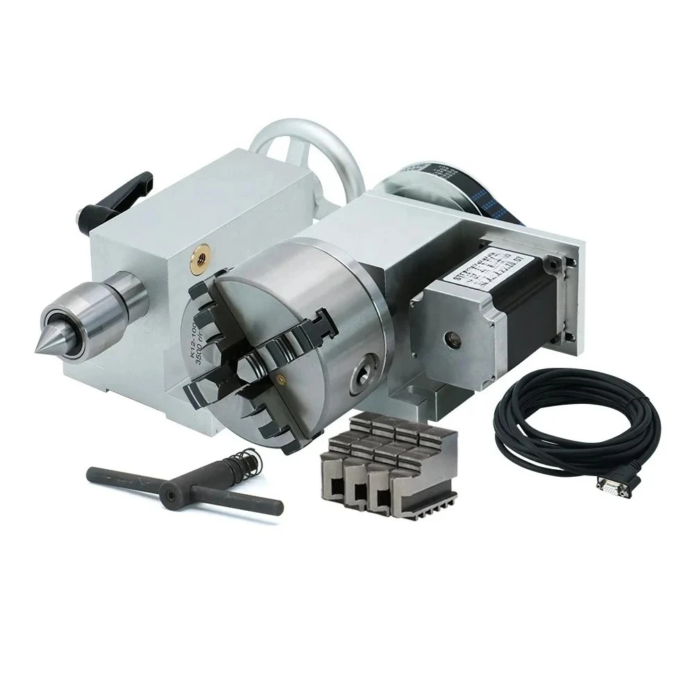Chuck Tailstock Index Dividing Head Motor Kit for Engraving Machine