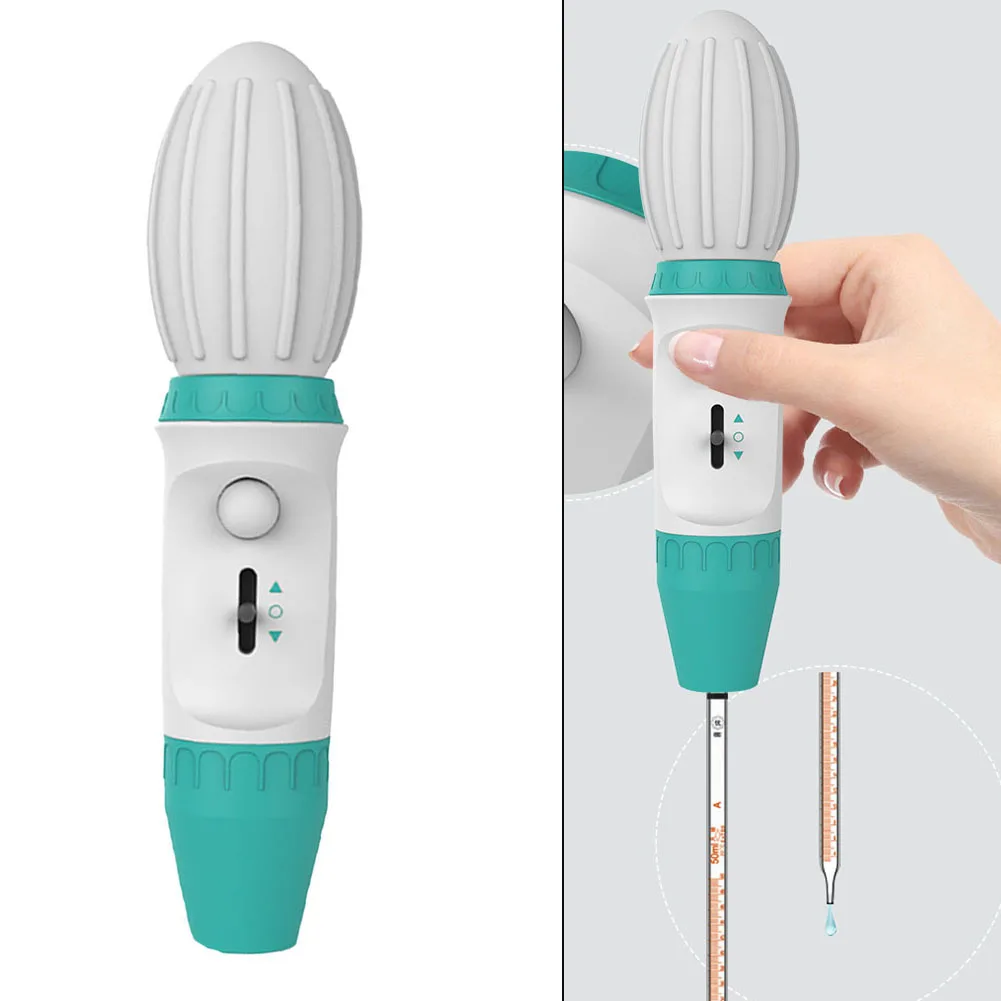 Large Capacity Manual Pipette Pump 0.1-100ml ABS Laboratory Micropipette Controller For Lab Liquid Transfer Equipment