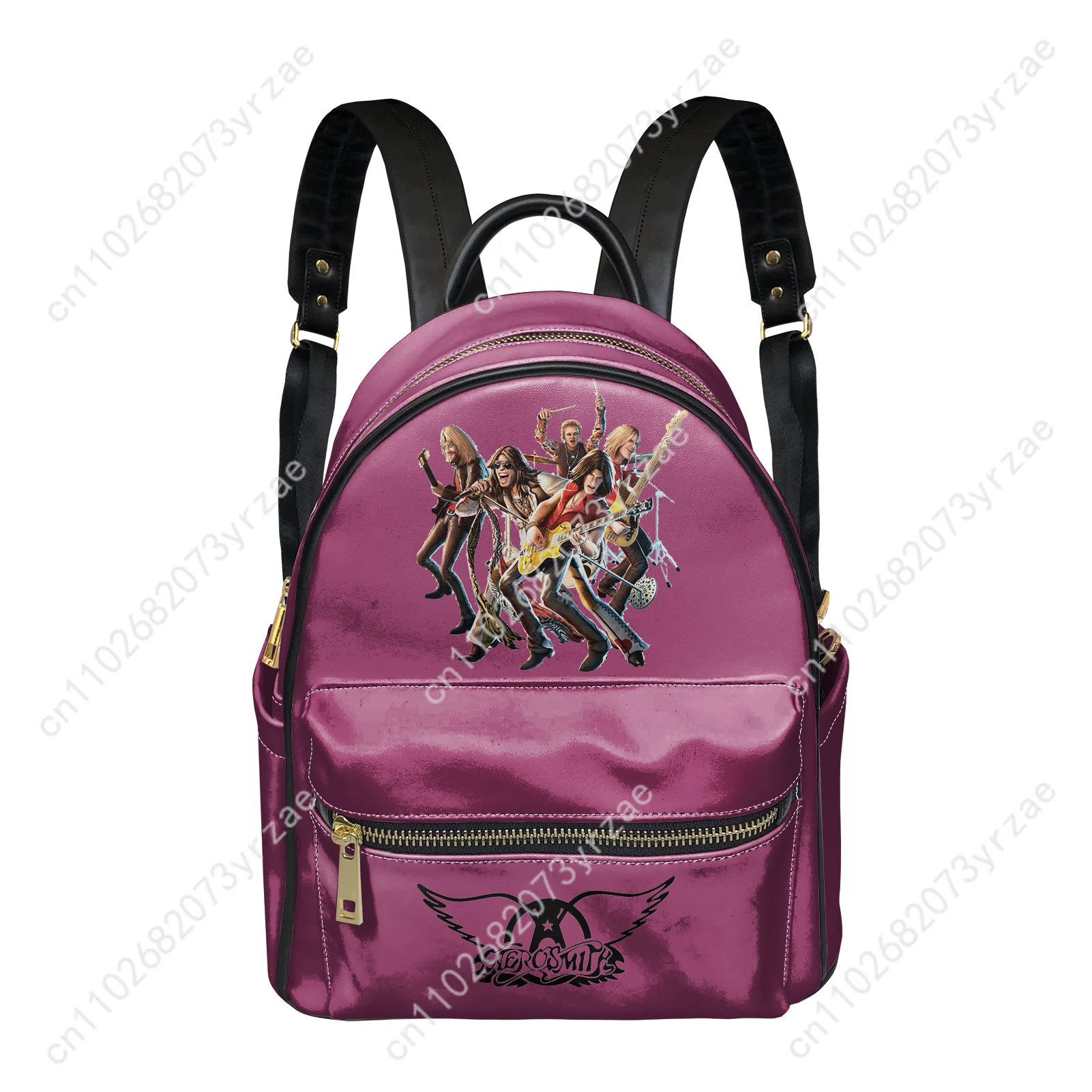 Aerosmith Backpack Mens Womens Knapsack Personalized Fashion Double Shoulder Bag Business Travel Bookbag Custom Made Daypacks