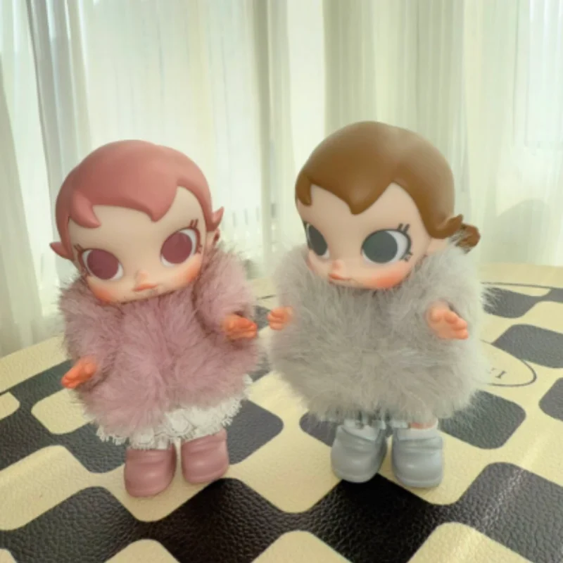 

POPMART Baby Molly Winter Fit Check Series: Коллекционные фигурки-сюрпризы Kawaii Anime (Blind Box)