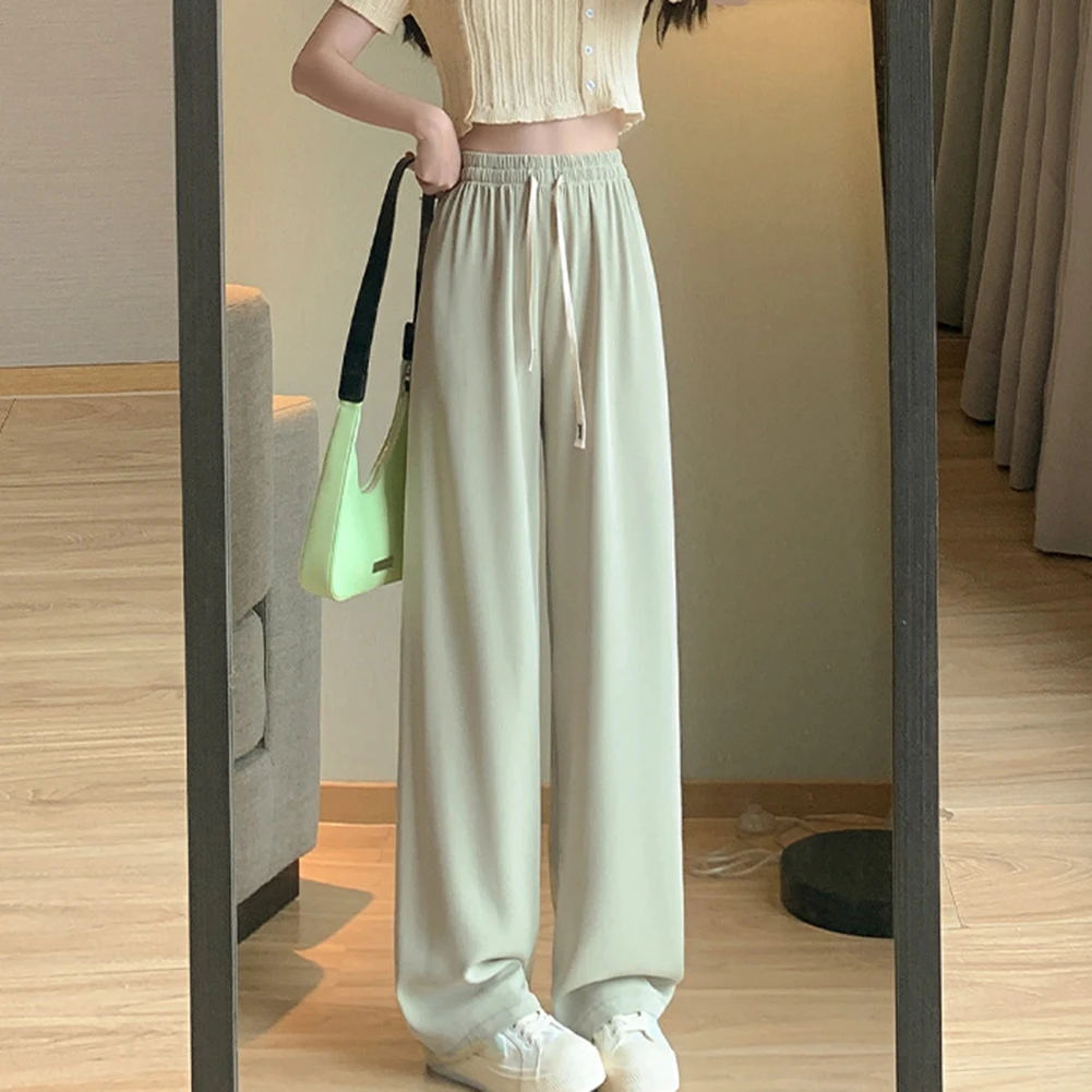 Gite casual Pantaloni estivi casual albicocca Abito da ghiaccio casual per le vacanze Pantaloni da abito da ghiaccio Stile per il tempo libero Lunghezza regolare