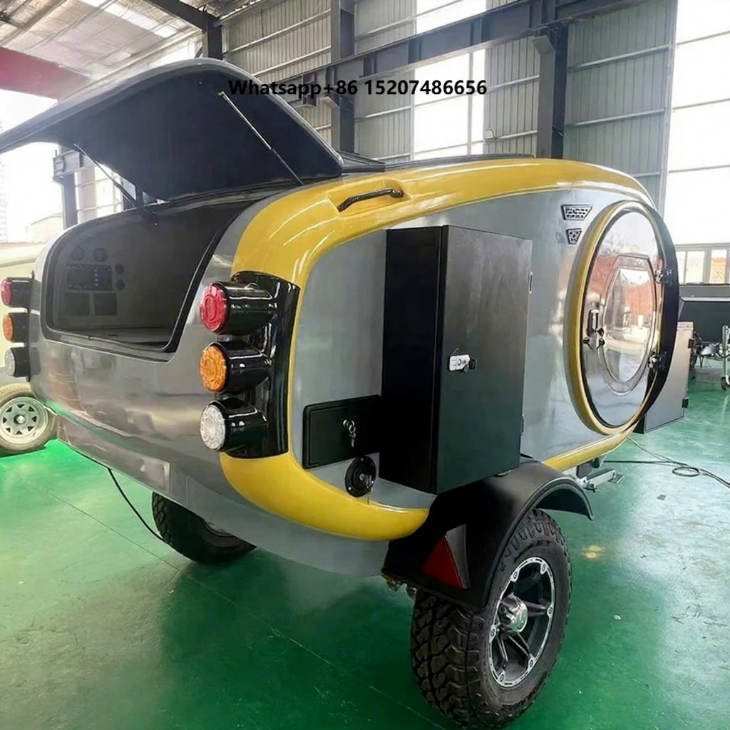 Lightweight Camping Pod Trailer Campervan Motorhome Camper Pod With Roof Rack