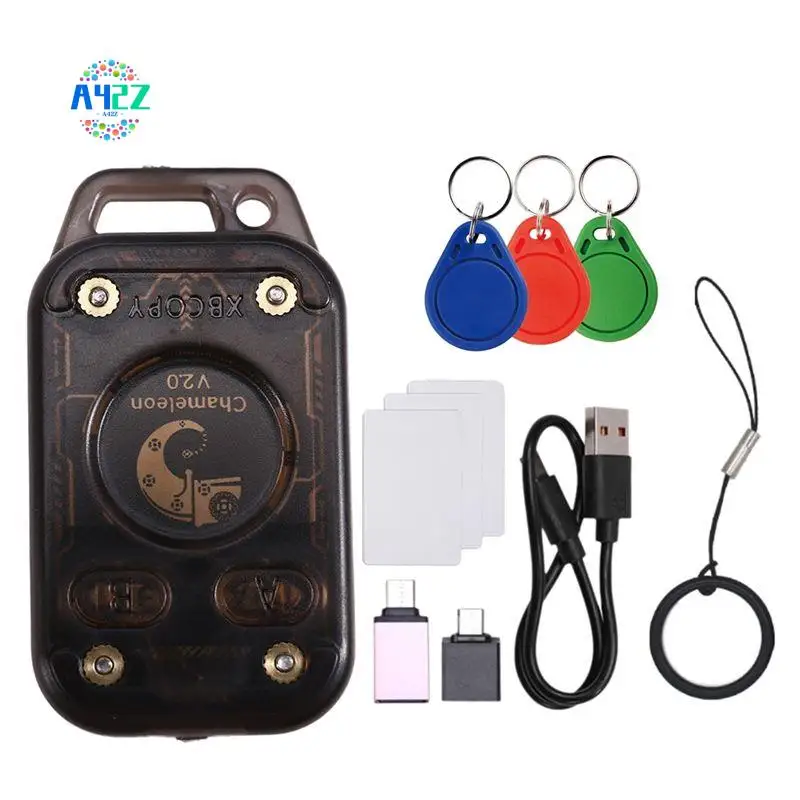 

A42Z-Chameleon V2.0 RFID Смарт-чип-эмулятор + 3Xuid Брелок/Карта 125 кГц 13,56 МГц Декодирование карт Хамелеон NFC Дубликатор