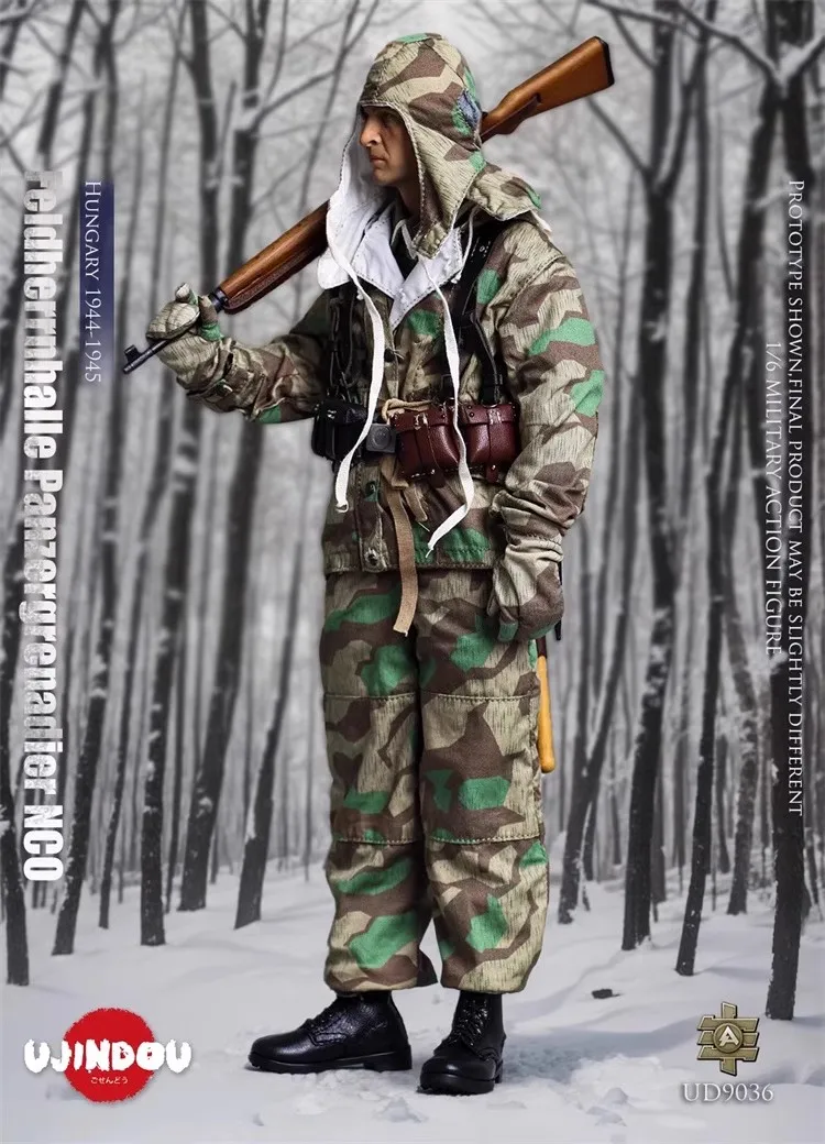 UJINDOU UD9036 1/6 Soldier Panzergrenadier NCO Full Set 12'' Action Figure Doll In Stock