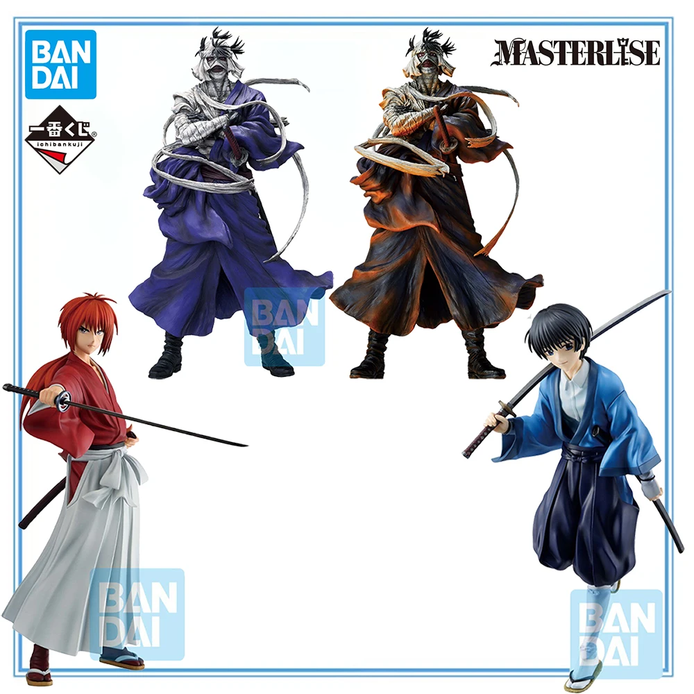 100% espíritus Bandai originales Ichiban Kuji Rurouni Kenshin Meiji Kenkaku Romantan Shishio Makoto Himura Kenshin Seta Soujirou