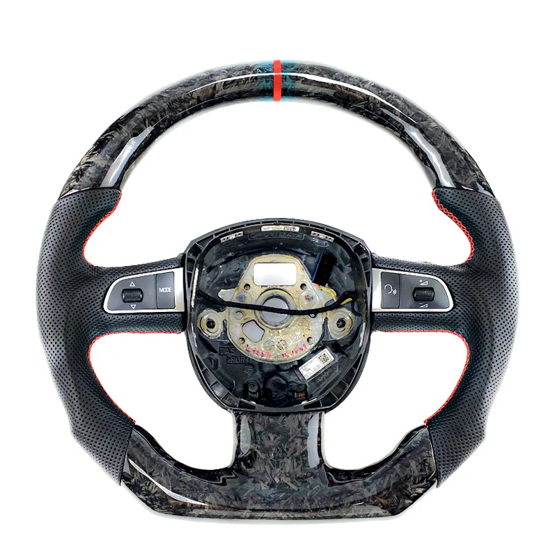 

Custom car interior forged carbon fiber steering wheel for Audis A5 S5 before 2010