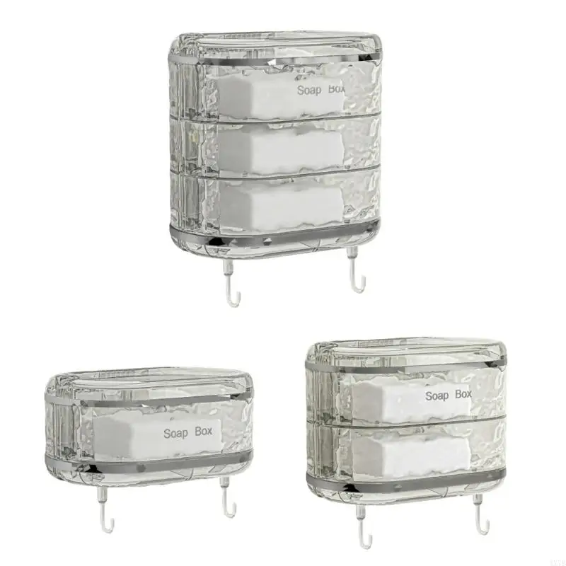 Dish xà phòng 4x7b Chất kết dính mạnh và điều chỉnh Khay hút Cup Cup Chủ sở hữu cho trang trí nhà thiết yếu trong nhà bếp hoặc