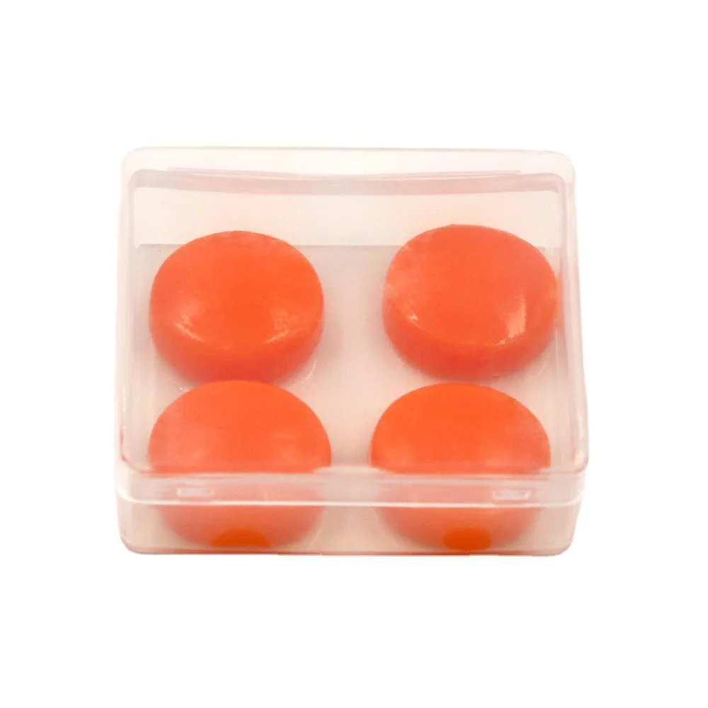 4-piece box of noise-proof and sound-proof molded silicone mud swimming earplugs