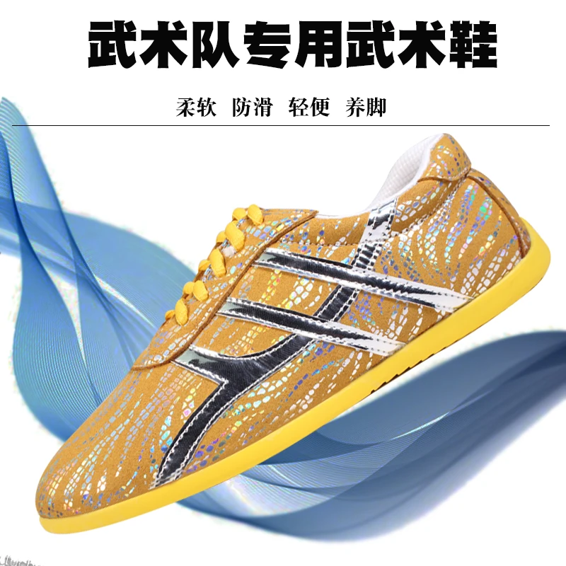 Professional Martial Arts Footwear Soft-soled Tai Chi Shoes Comfortable and Versatile Trainers Unisex Kung Fu Shoes