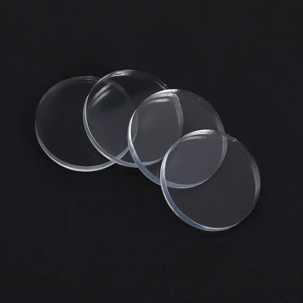 

24Pcs Glass Tabletop Bumper Pads Clear Round Spacers Anti-Skid Furniture Protectors Glass Table Pads Furniture Grip Stops