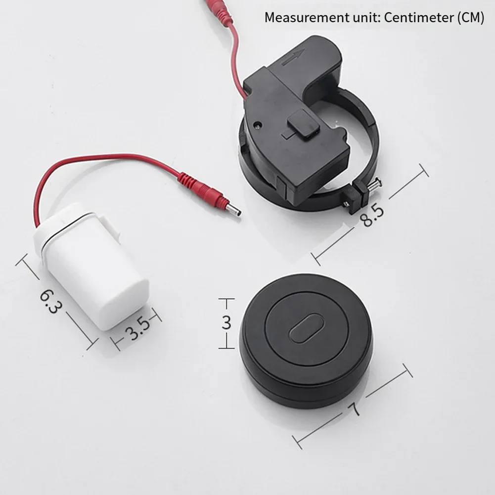 Contactless Toilet Automatic Flush Sensor Human Body Away Sensor Flush Toilet Accessories ABS Home Defecation Sensor