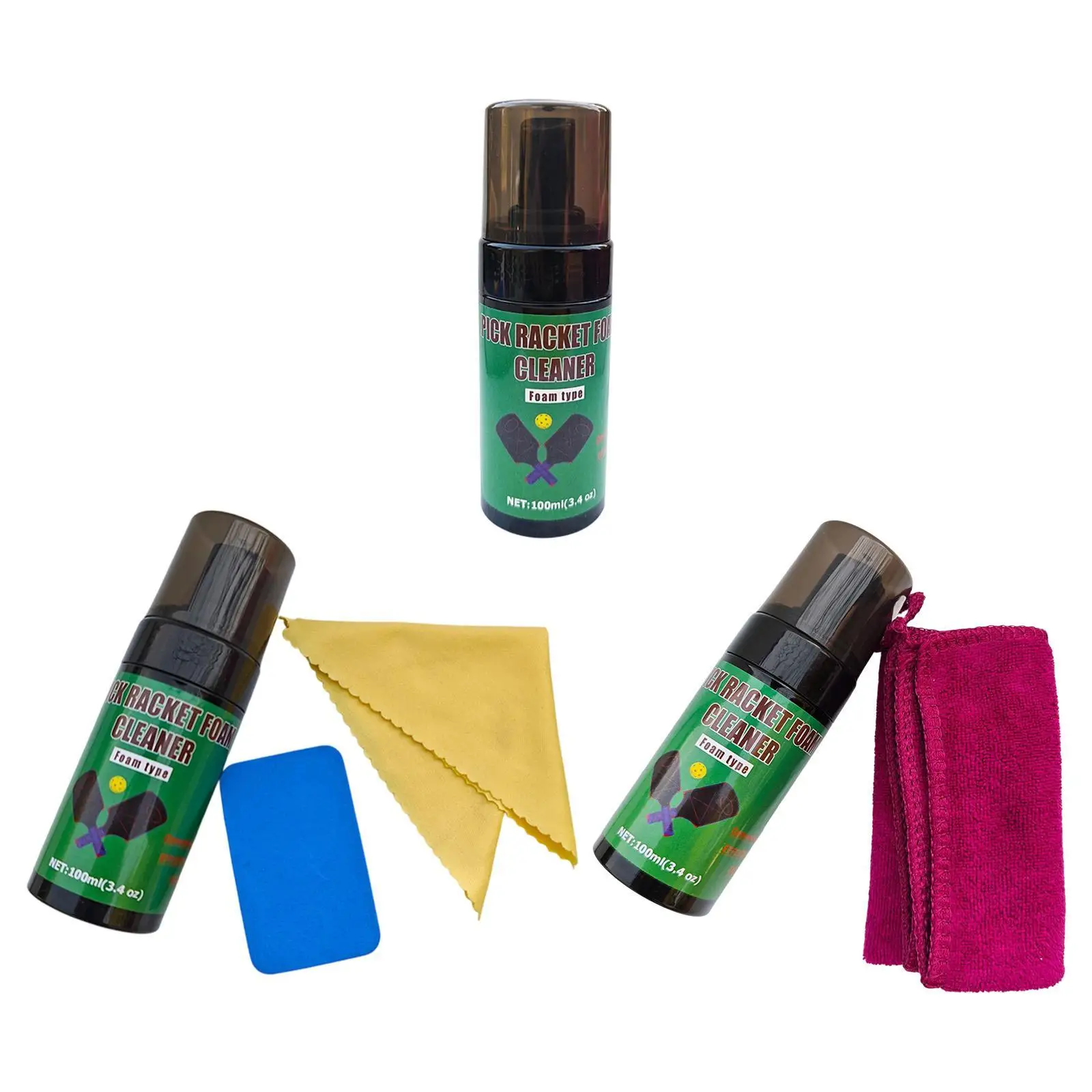 

100 мл улучшает точность, профессиональный спрей для удаления масел, грязи, стойкого мраща, ручки, весла, сброса, спрей, спрей для чистки ракеток Pickleball