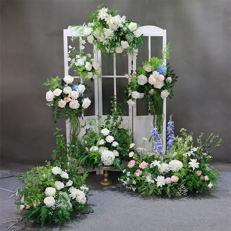 

Wedding Simulation Flower Art Mori Road Guide Flower Arrangement Hotel Commercial Beauty Chen Landscape Flower Window Arrangemen
