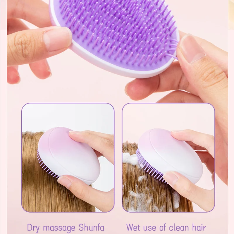 1pcs Detangling Mini Scalp Massage Comb for Hair Soft Teeth Hair Care Brush Portable Small Styling Hairbrush Tools for Travel