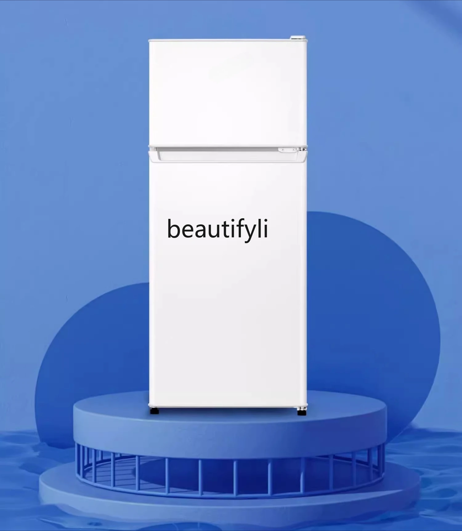 

Upper and lower two doors small energy-saving home rental house home refrigerator