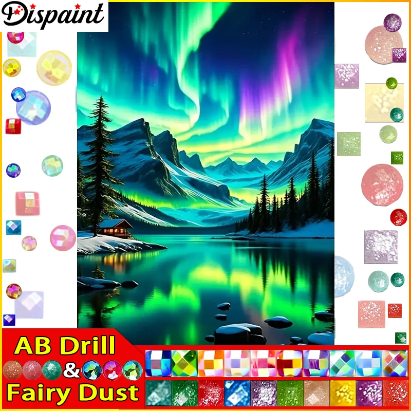 Dispaint Fairy Dust AB 5D Diy Diamond Painting Cross Stitch 