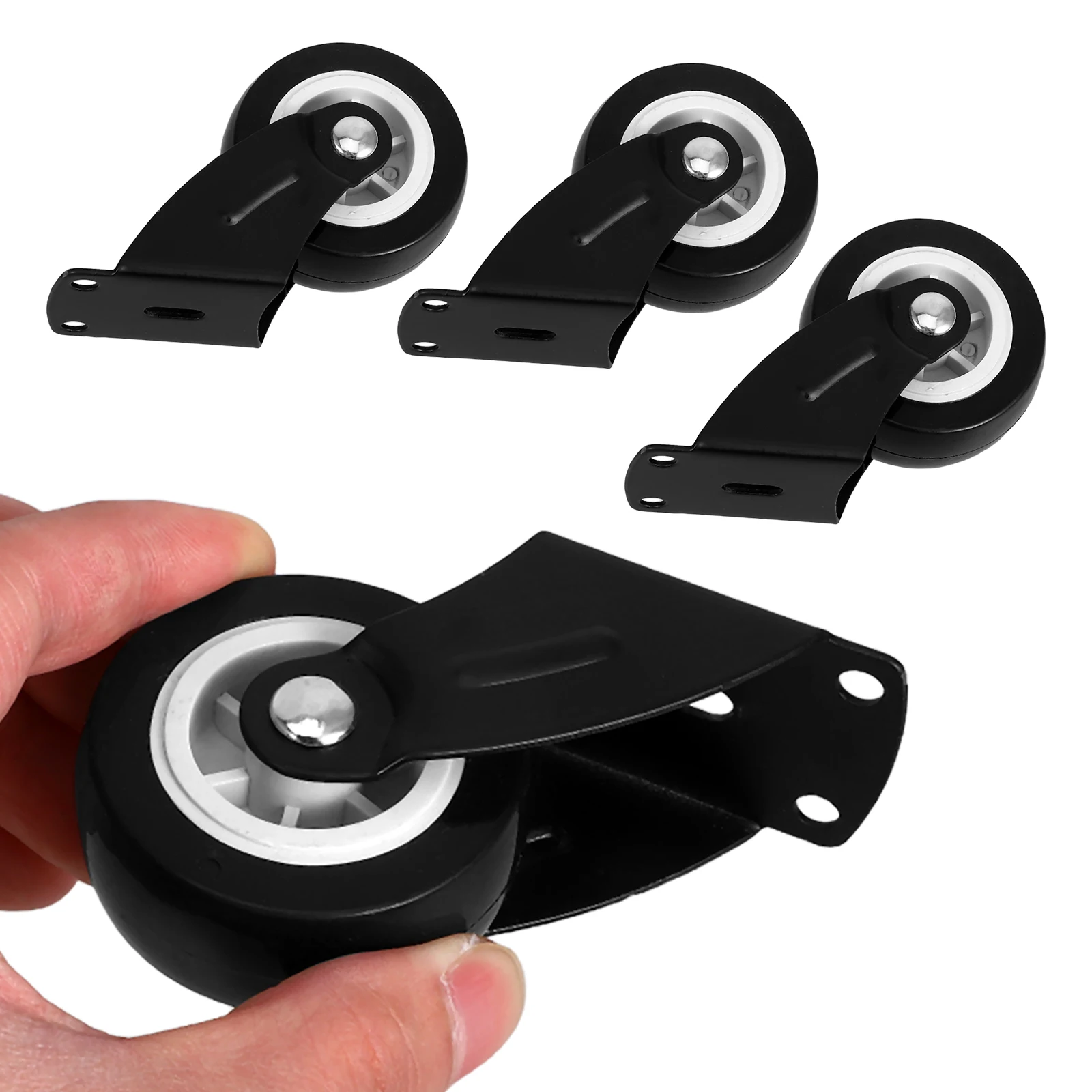 4 Pcs Door Pulley Closet Track Roller Barn Rollers Cabinet Sliding Bearing Wheel