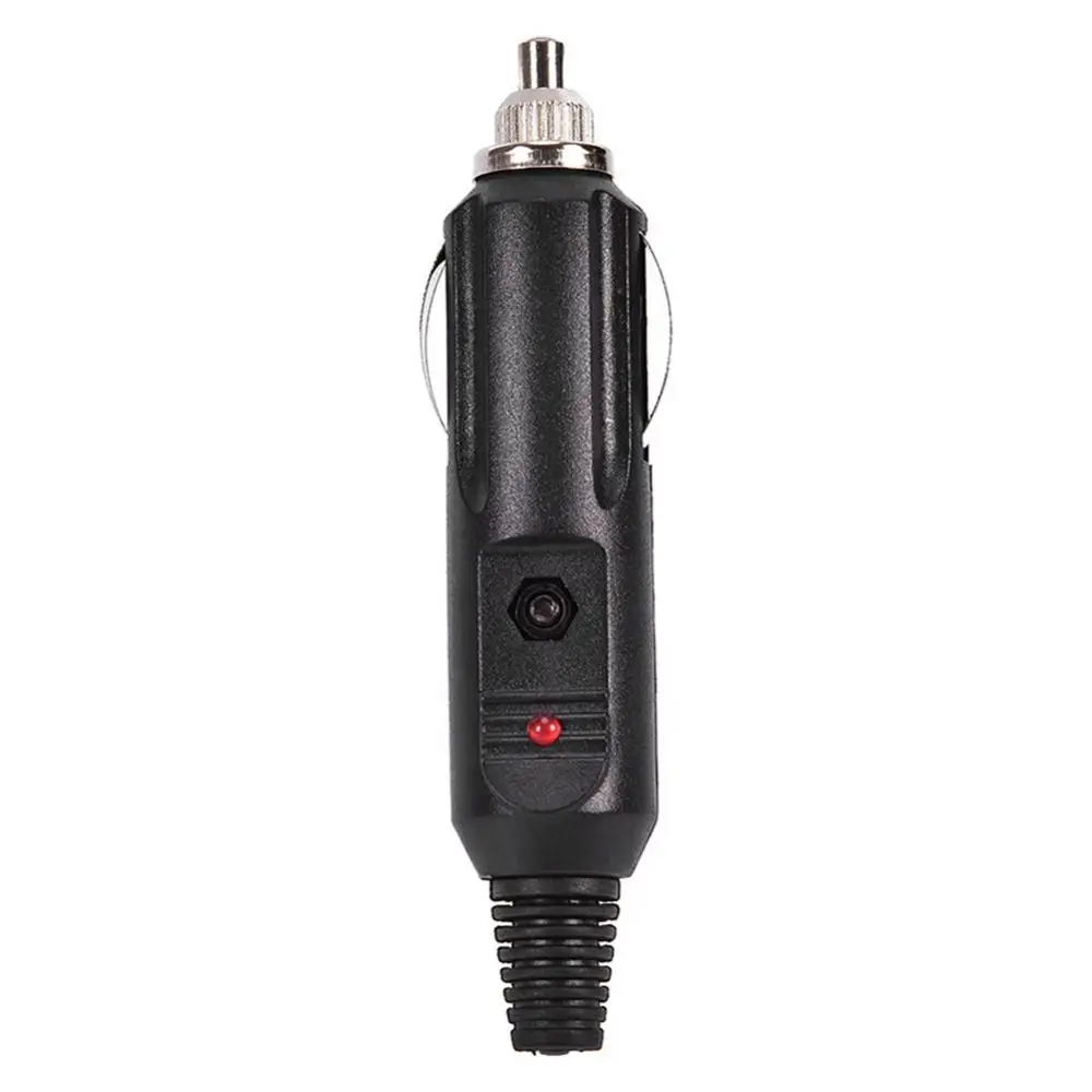 2Pcs 12V Car Cigarette Lighter Socket Plug Connector Power Adapter Car Cigarette Lighter LED Socket Plug Connector Adapter