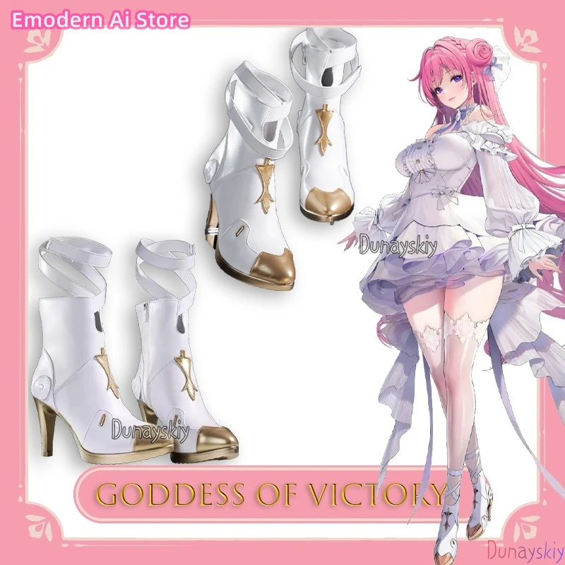 

Dorothy Cosplay Shoes High Heels Anime Boots Game Character Sexy Halloween Christmas Lolita 코스프레