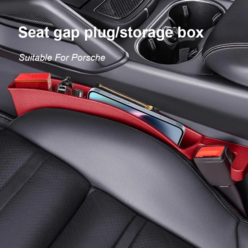 Car Seat Gap Filler Side Seam Car Leak Proof Plug Strip Interior Universal For Porsche Cayenne Macan Panamera 970 971 911 918