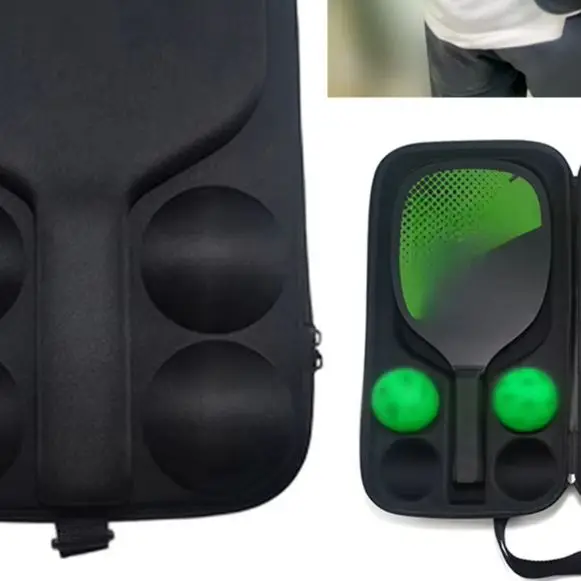 

For Pickleball Players Pickleball Paddles Bag, Protective EVA Hard Shell Racket Bag 45x24x8cm 417g Lightweight