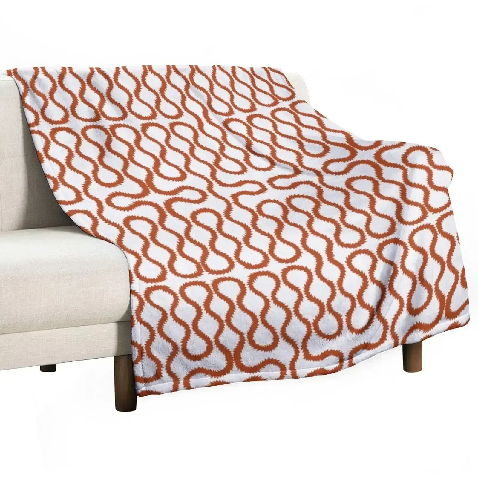 

Red Squiggle pattern Throw Blanket Bed Decorative Beds wednesday Bed linens Blankets