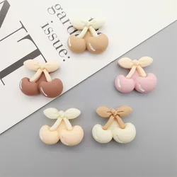 10 szt. Kawaii kreskówka herbata mleczna z żywicy wiśniowej DIY buty kapelusz do lodówki Barrette etui na telefon Scrapbook krem klej żywica płaska z tyłu