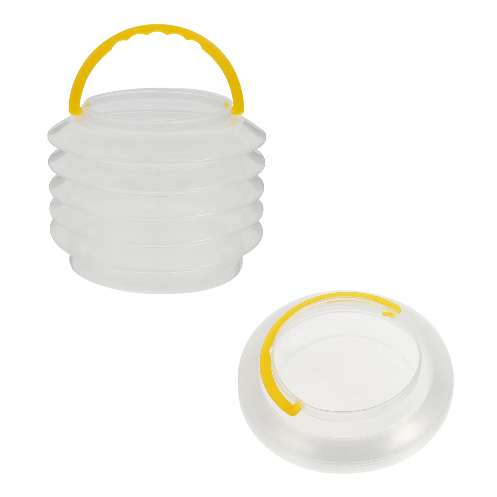 샤브 펜 홀더 Tempera 브러시 클리너 세척 버킷 그림 페인트 브러시 어린이 청소 접이식 버킷 접이식 플라스틱