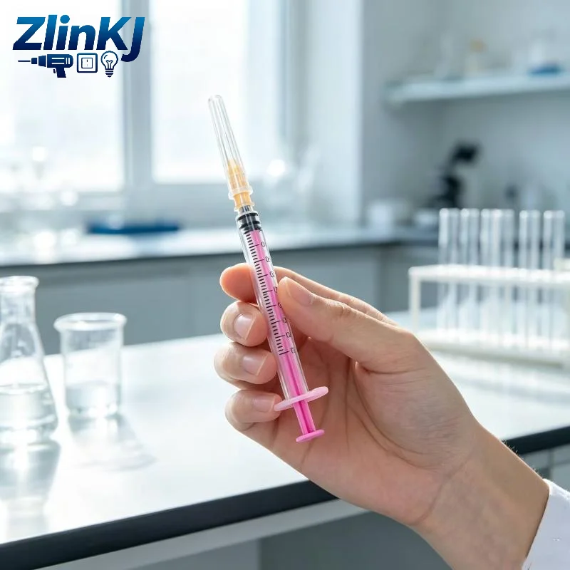 Ml Disposable Syringe With Needle, 10Pc Clear Scale Liquid Dispenser, Pet Feeding & Laboratory Measuring Tool