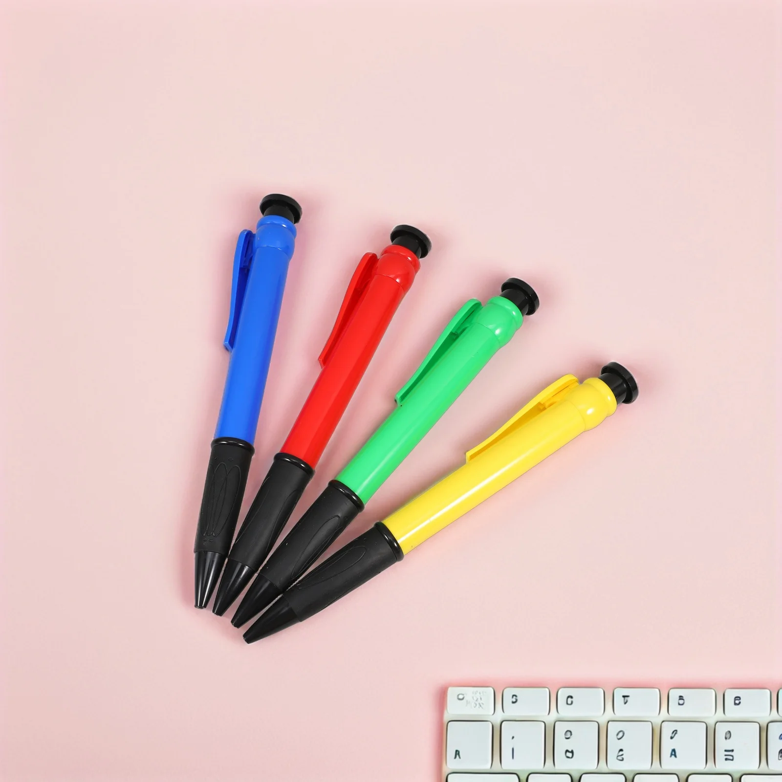 

4Pcs Giant Novelty Pens Jumbo Funny Ballpoint for Birthday Party Favors Smooth Writing Decorative Pens Cute Pen
