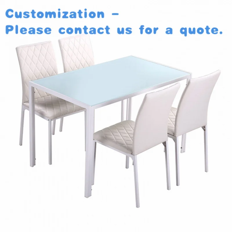 

custom.Cheap Classic 4 Modern Fiberglass Top Dining Table Set/Dining Chair
