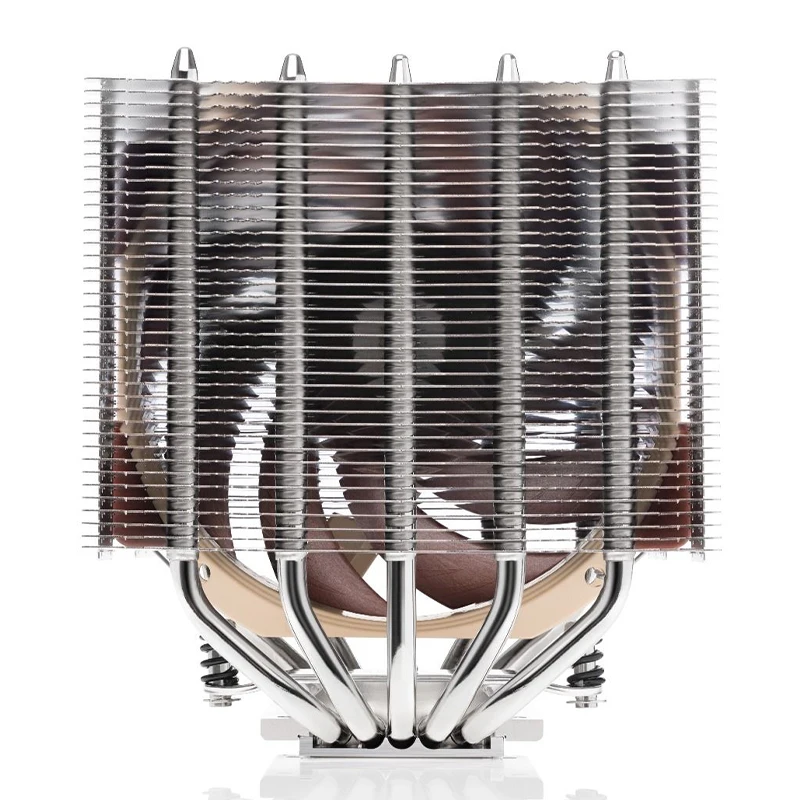 Imagem -02 - Noctua Nh-d12l Dual Tower Heat Pipe Cobre Inferior Cpu ar Resfriamento Dissipador 4pin Pwm Silencioso Intel Lga1700 1200 115x 2011 Am4 Am5