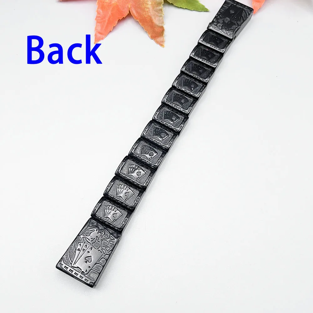 NJ200 NEW Rosary Black 3D Eight Octagonal Star Pointed Star Spider Web Poker Fingertip Decompression Foldable Rotating Ornaments