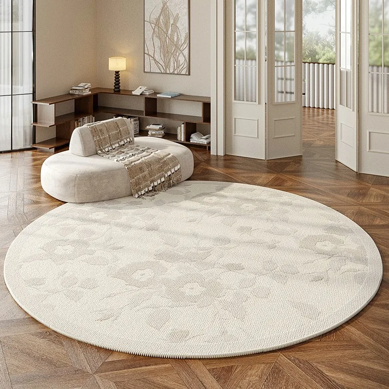 

Round living room carpet