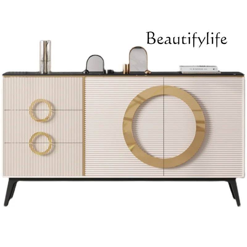 

Light luxury entrance foyer decoration dining side cabinet simple modern home shoe cabinet household storage partition