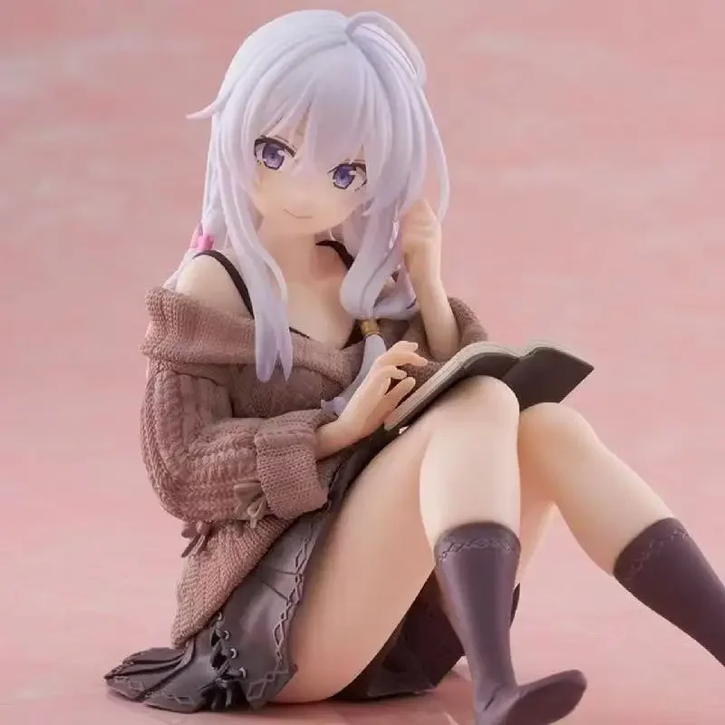 

The Journey of Elaina Anime Figures Sweater Read Elaina Action Figure Collect Quality Doll Model Toys for Gift