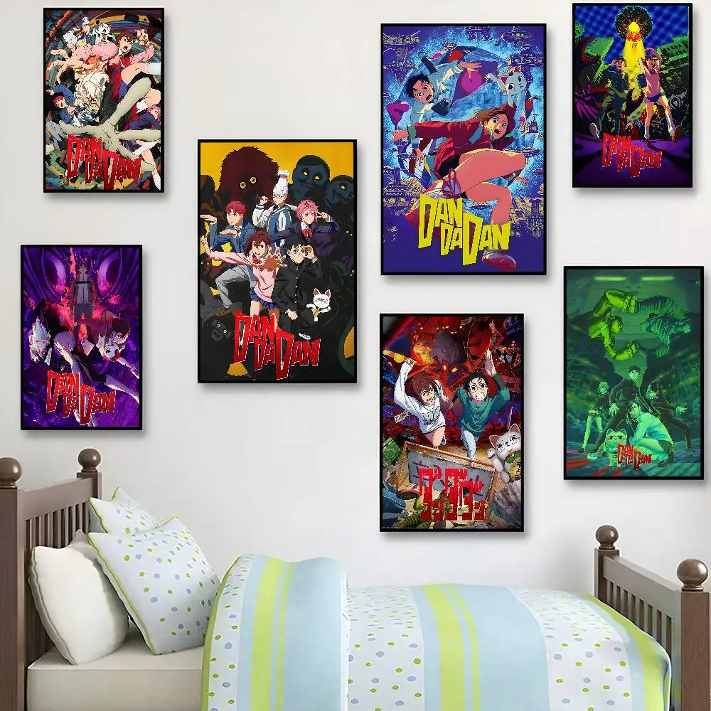Japanese Anime D-Dandadanes Classic Movie Posters HD Quality Poster Wall Art Painting Study Nordic Home Decor