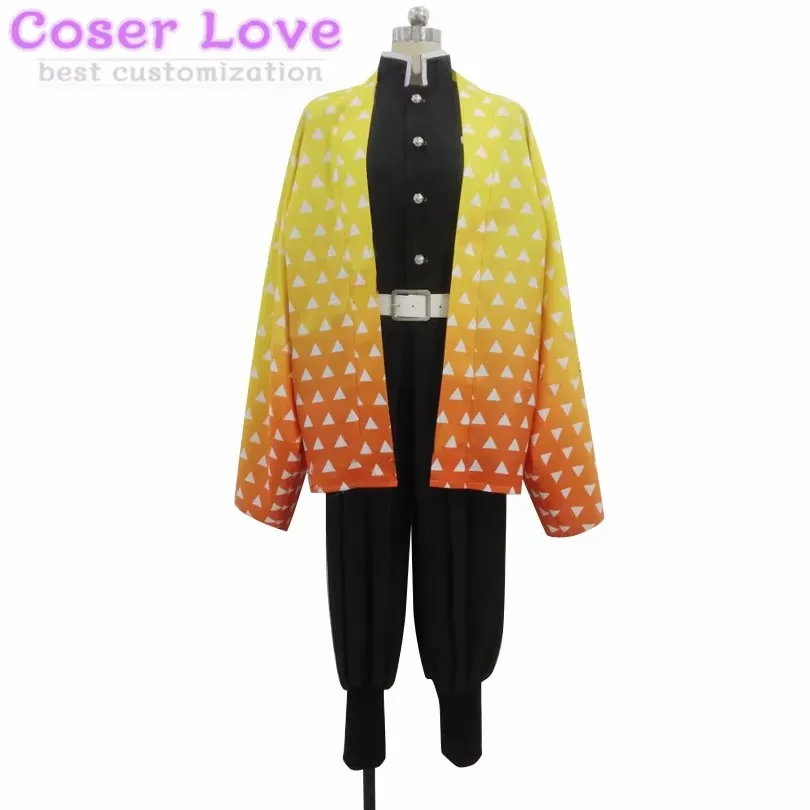 

Agatsuma Zenitsu Cosplay Costume CarnIval Halloween Christmas Customizable Outfit