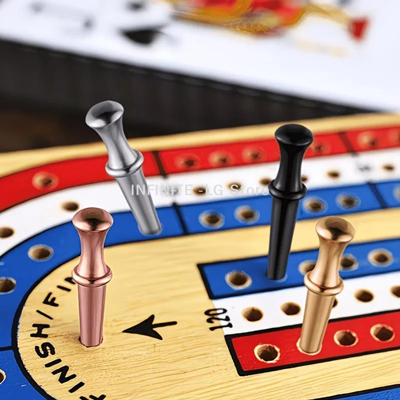 6pcs Metal Cribbage Pegs Muti- - Board Game Store 评论和价格
