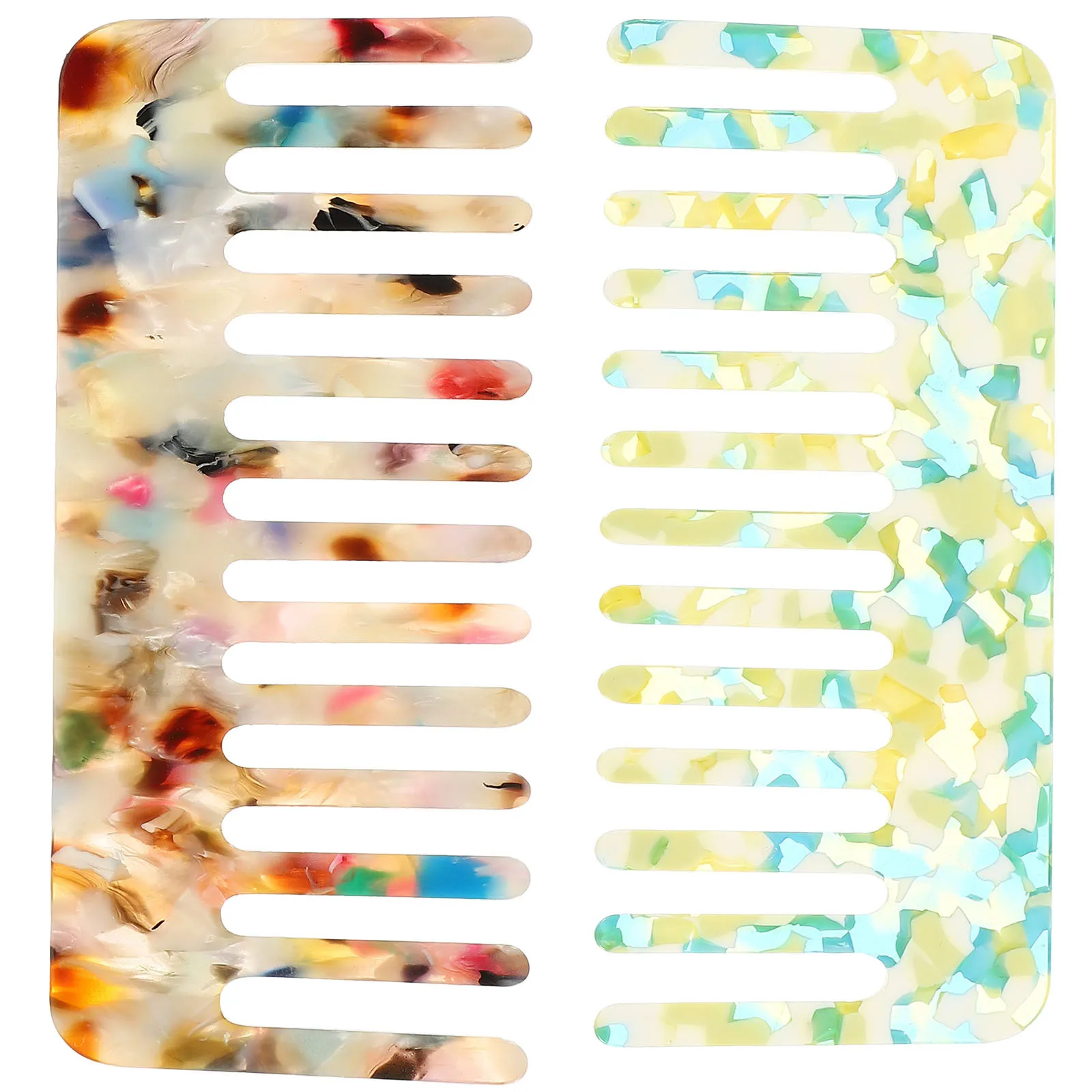 

2Pcs Anti-Static Hair Comb Wide Tooth Detangling Hairdressing Comb for All Hair Types Home Salon Anti-Static Combs